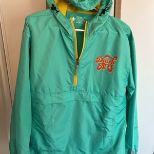 Dutch bros neon windbreaker